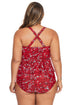 Moulded Cups Peplum Plus Size Bikini